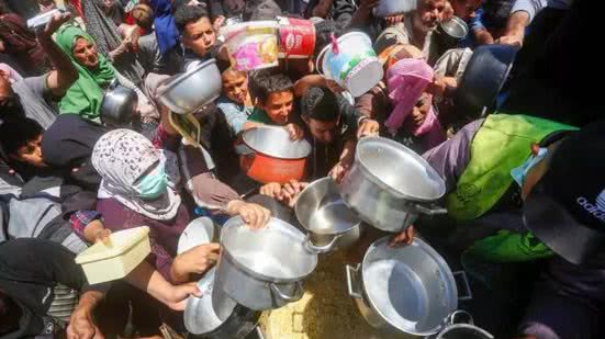 Cerca de 2 milhões de pessoas enfrentam a fome em Gaza - Divulgação/UNRWA