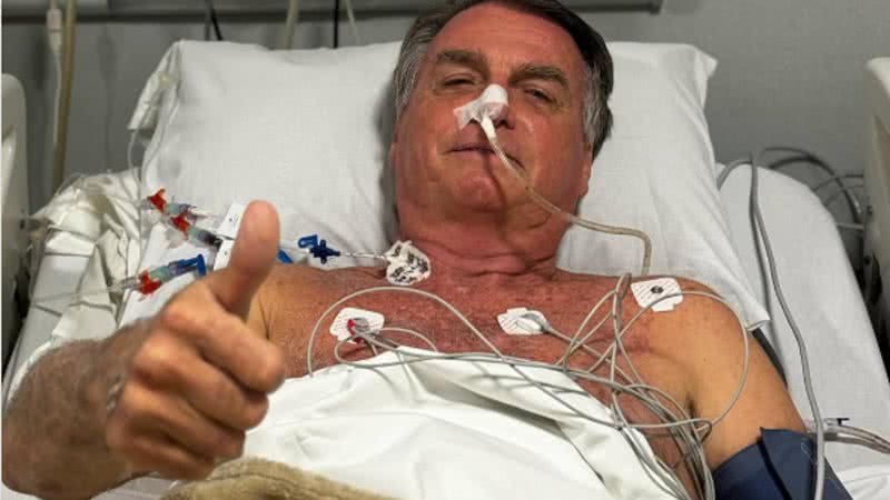 Bolsonaro internado - Reprodução / Redes Sociais / X