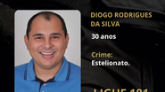 Segundo a Polícia Civil, Diogo Rodrigues da Silva encontra-se foragido - Polícia Civil do RN