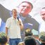Senador Rogério Marinho em discuso no seminário - Assessoria Rota 22 PL