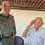 Coronel Alarico e o Sargento Reformado Antônio Matias - Reprodução Assessoria