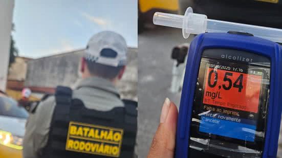 Polícia Rodoviária prende 38 motoristas em Operação Zero Álcool - Reprodução