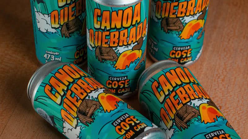 Cerveja Canoa Quebrada, vencedora entre as Gose, cervejas de origem alemã com acidez característica e toque salgado - Reprodução/Internet
