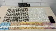 Material roubado - Reprodução: Assessoria PM