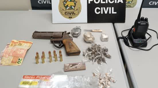 Itens apreendidos pelos policiais - Divulgação/Polícia Civil do RN