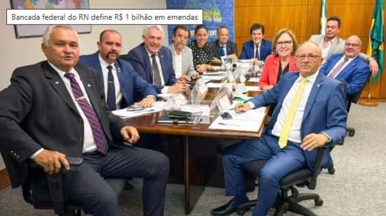 A bancada federal do Rio Grande do Norte alocou R$ 1,03 bilhão em emendas para o Orçamento de 2025, com foco em saúde e infraestrutura. - Divulgação