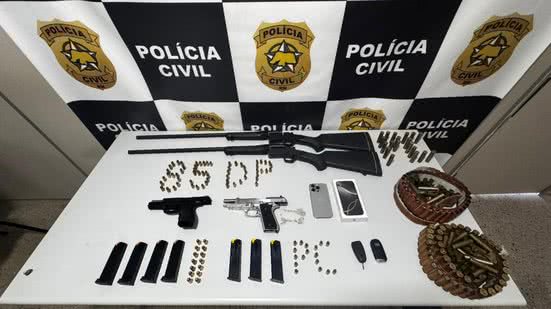 Material apreendido pela policia - Divulgação/Polícia Civil do RN