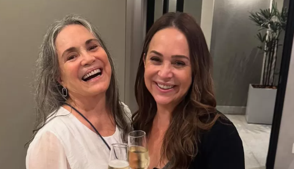 Regina Duarte e Gabriela Duarte - Imagem: Reprodução/Globo