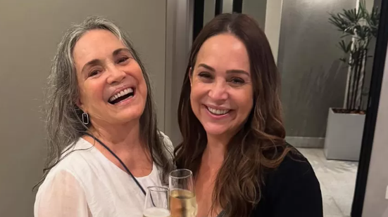 Regina Duarte e Gabriela Duarte - Imagem: Reprodução/Globo