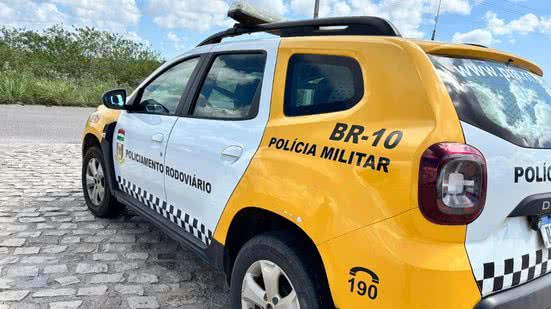 Após ser detido, ele foi encaminhado à Central de Flagrantes - Divulgação/Polícia Militar do RN