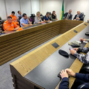 Reunião foi realizada na Secretaria da Segurança Pública e da Defesa Social - Pedro Santiago/SESED-RN
