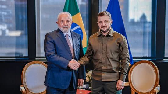 Lula e Zelensky - Divulgação/Ricardo Stuckert-PR