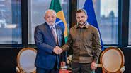 Lula e Zelensky - Divulgação/Ricardo Stuckert-PR