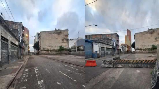 A mudança foi registrada em imagens que circularam nas redes sociais - Reprodução/Internet