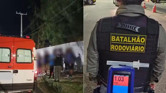 A prisão ocorreu durante uma blitz da Operação Zero Álcool, realizada no bairro Mãe Luiza - Reprodução