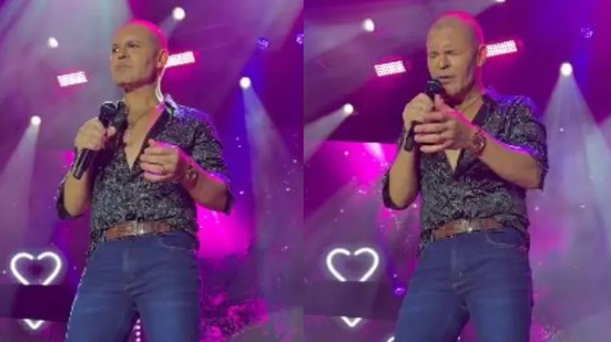Eduardo Costa surpreende ao aparecer careca em show - Imagem: Reprodução/Instagram