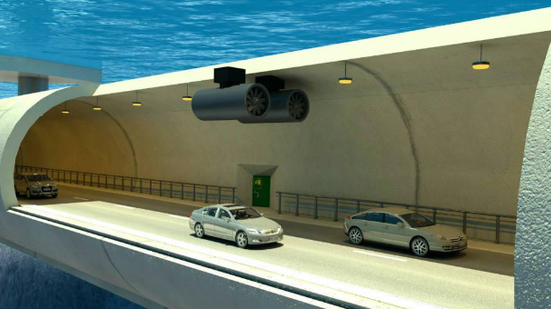 Simulação do túnel - Reprodução/Internet