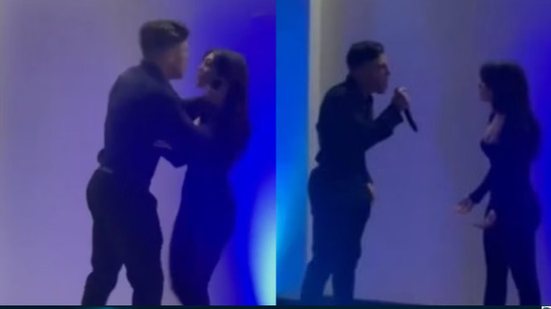 Durante a festa, o bombeiro revelou a infidelidade da esposa, transformando a celebração em um momento de tensão e drama. - Divulgação