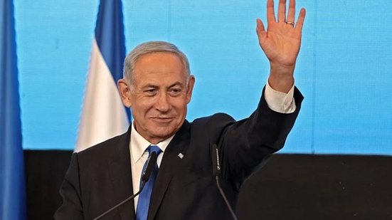 Primeiro-ministro de Israel, Benjamin Netanyahu - Reprodução/Ronaldo Shemitd - AFP