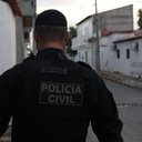 Após ações, os policiais localizaram o suspeito, que havia fugido do local do crime - Divulgação/Polícia Civil do RN