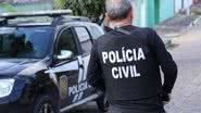 O outro investigado foi localizado e preso no distrito de Bela Vista, em Tibau do Sul - Divulgação/Polícia Civil do RN