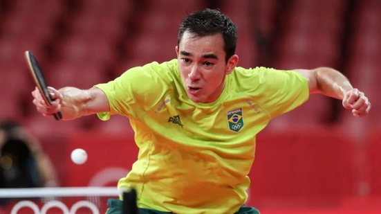 O brasileiro Hugo Calderano conquista a medalha de prata no Mundial de Tênis de Mesa, um feito inédito para o Brasil na competição. - Divulgação