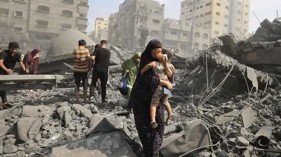 A crise humanitária em Gaza só piora - AFP