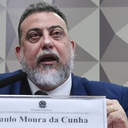 O ex-diretor da Abin Saulo Moura da Cunha presta depoimento na CPI do 8 de Janeiro - Reprodução/Internet