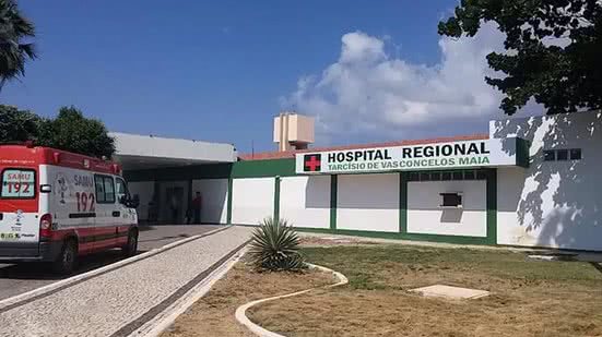 Criança foi levada para o Hospital Regional Tarcísio Maia - Reprodução/Internet