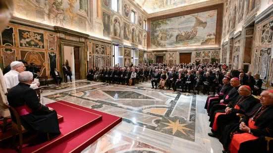 A celebração começará às 10h no horário local, com a expectativa de grande público e cobertura internacional. - Reprodução/Vatican Media