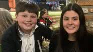 Maria Sophia, 16 anos, e Arthur, 9, faleceram em colisão trágica no RS, deixando a família em luto profundo. - Reprodução/Redes Sociais