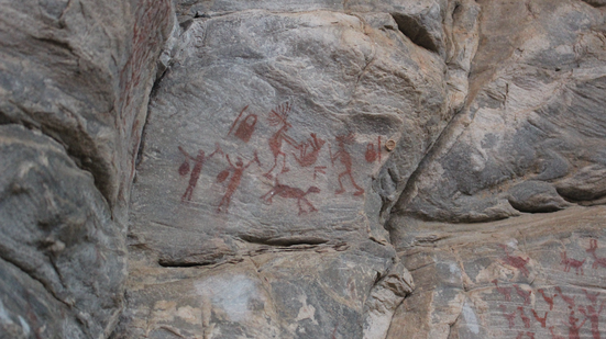 Geoparque Seridó possui dezenas de sítios arqueológicos de arte rupestre - Foto: Marcos Nascimento