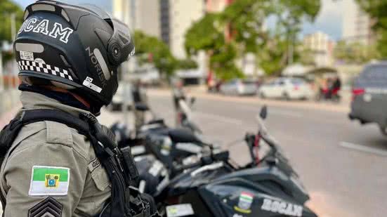 A Polícia Militar continua em busca do segundo suspeito que conseguiu escapar após o tiroteio no Centro de Parnamirim. - Divulgação/Instagram @pmrnoficial
