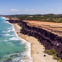 Obra de contenção nas falésias do Chapadão de Pipa - Emprotur/Divulgação