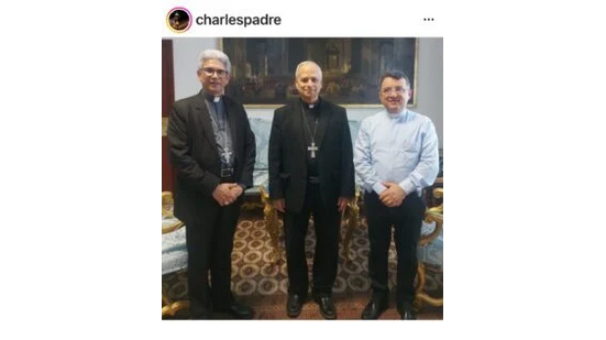 Arcebispo e padre de Natal se encontraram com o novo Papa Leão XIV em Roma - Reprodução