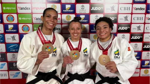 Judocas brasileiras garantem três medalhas de bronze no Cazaquistão - Maicon Maia/CBJ