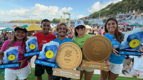 Natal está de volta ao circuito mundial de surfe com etapa de 4 mil pontos da WSL - Reprodução/WSL