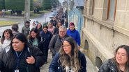 Deslocamento ocorreu de forma calma e sem pânico - Foto: Reprodução @ESPECIGEST via X (Twitter)