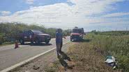 Testemunhas relatam que o servidor ultrapassou um taxista antes de invadir a contramão e colidir com a carreta, que não teve feridos. - Divulgação/CBMRN