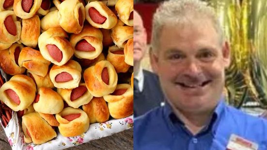 Imagens da homenagem mostram um funcionário satisfeito, mas a natureza dos presentes gerou críticas sobre a falta de reconhecimento por anos de dedicação. - Reprodução