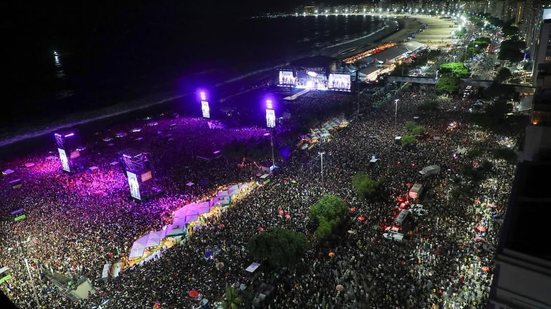 Lady Gaga se destaca em Copacabana, mas o recorde absoluto ainda pertence a Rod Stewart, com até 4,2 milhões de espectadores - Divulgação/Instagram @alexandremacieira | RIOTUR