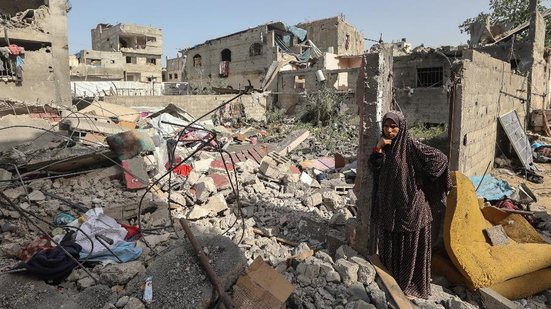 A ONU enfrenta dificuldades para enviar ajuda - Imagem: Eyad BABA / AFP