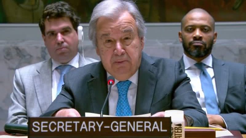 Guterres ressalta que todos os países devem agir conforme as leis internacionais e o tratado de não-proliferação nuclear. - Reprodução