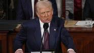Trump destaca sucesso da operação militar e parabeniza as forças armadas americanas pela ação. - Reprodução/AP Photo