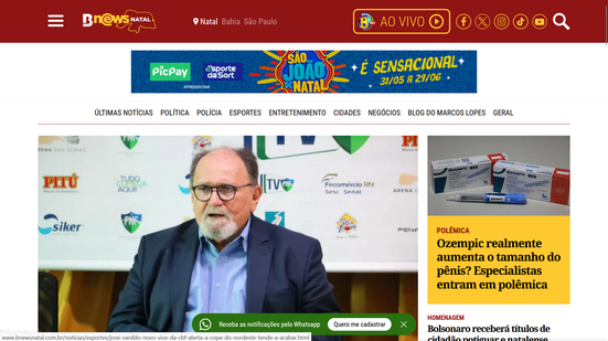 Imagem BNews Natal completa dois meses no ar com números expressivos e consolidação no jornalismo potiguar