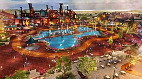 Imagem Rival da Disney? Veja como está a construção do Cacau Park, que será o maior parque da América Latina