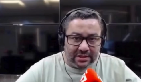 O repórter Hudson Silvestre usou o vídeo para pedir mais segurança e respeito aos comerciantes - Reprodução/Vídeo