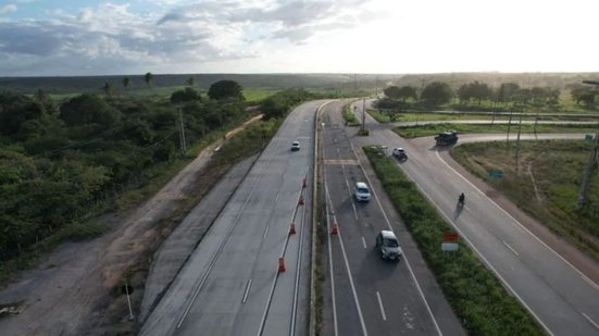 Além da Reta Tabajara, a duplicação da BR-304 no RN inclui viadutos e restauração de rodovias estaduais. - Divulgação