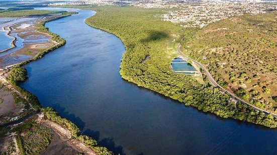 As equipes atuaram na margem esquerda do estuário - Reprodução/Internet