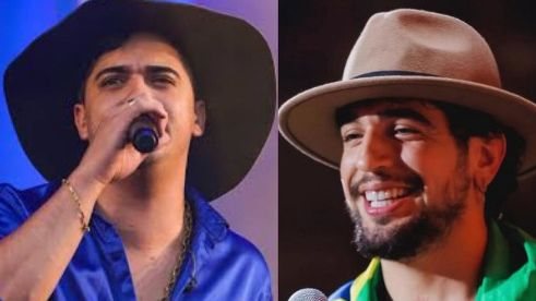 A briga gira em torno do direito de uso da expressão 'Natanzinho' como marca registrada entre os dois cantores. - Divulgação